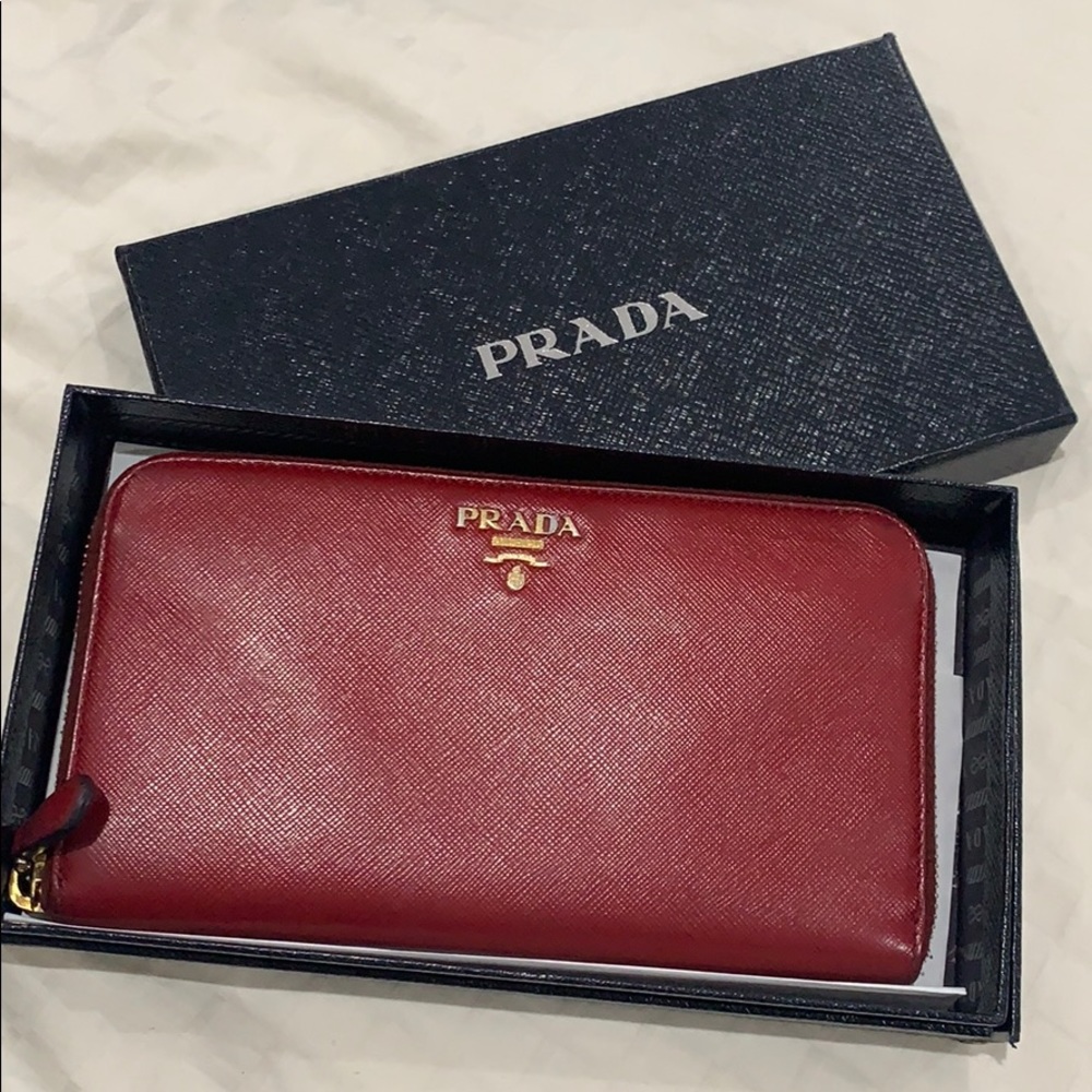 Red Prada Wallet